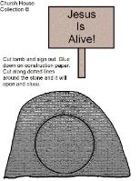 Easter Tomb Template- Easter Cutout Picture